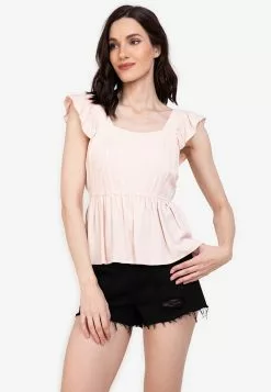 ZALORA BASICS Frill Top