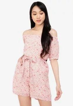 ZALORA BASICS Off Shoulder Playsuit