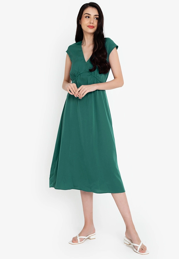 ZALORA BASICS Empire Cut Midi Dress - Billede 4
