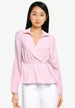 ZALORA BASICS Puff Sleeve Top