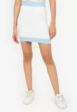 ZALORA BASICS Knitted Fitted Blocked Skirt