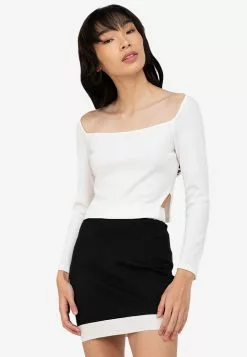 ZALORA BASICS Wide Neck Top