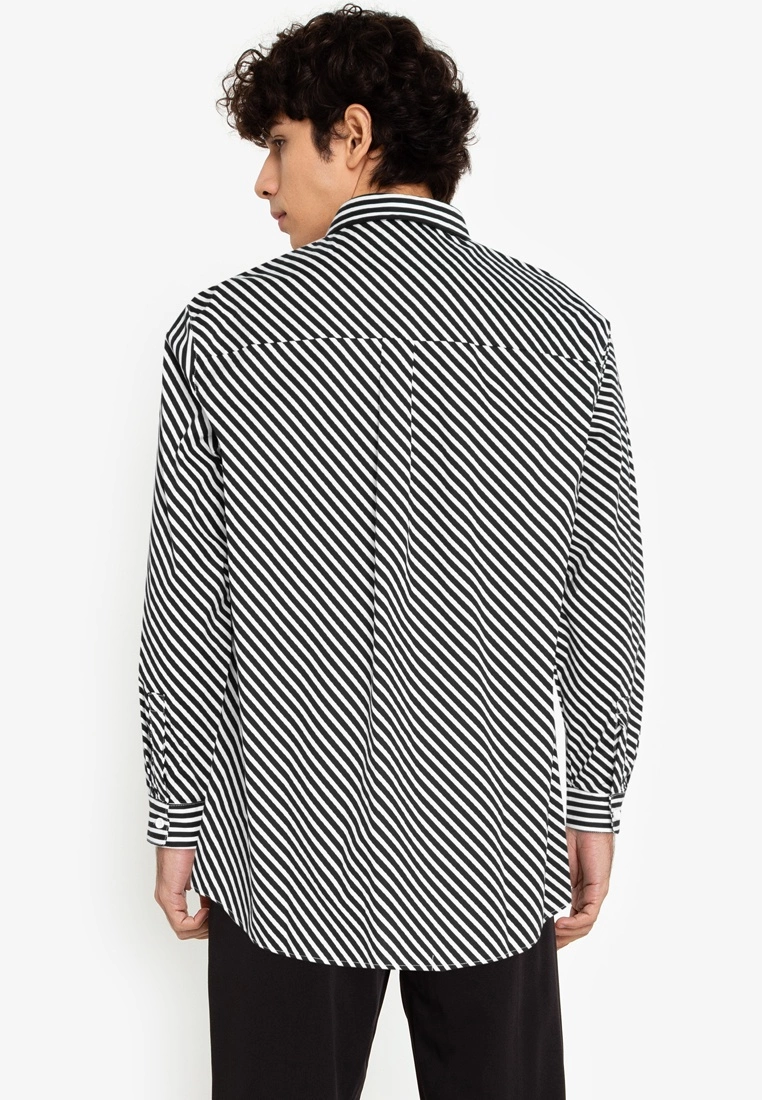 ZALORA BASICS Parallel Striped Shirt - Billede 2
