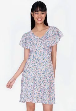 ZALORA BASICS Pintuck Detail Mini Dress