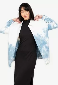 ZALORA BASICS Bleached Denim Jacket