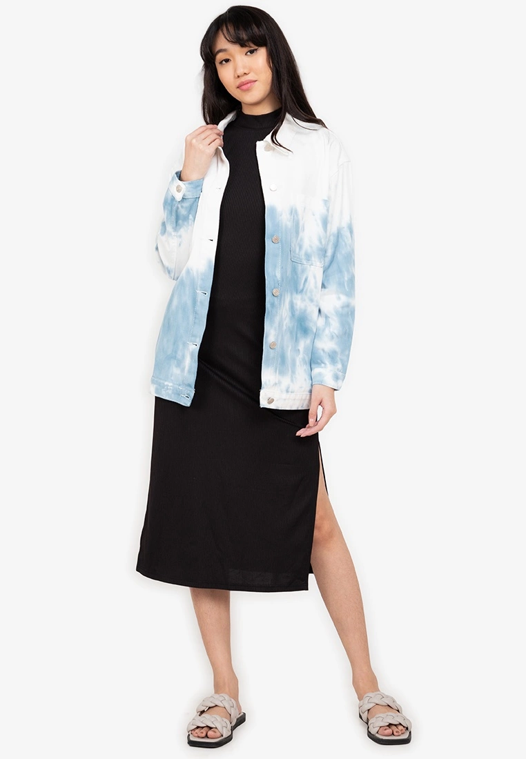 ZALORA BASICS Bleached Denim Jacket - Billede 4