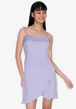 ZALORA BASICS Tie Straps Cami Dress