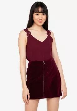 ZALORA BASICS Lace Strap Top