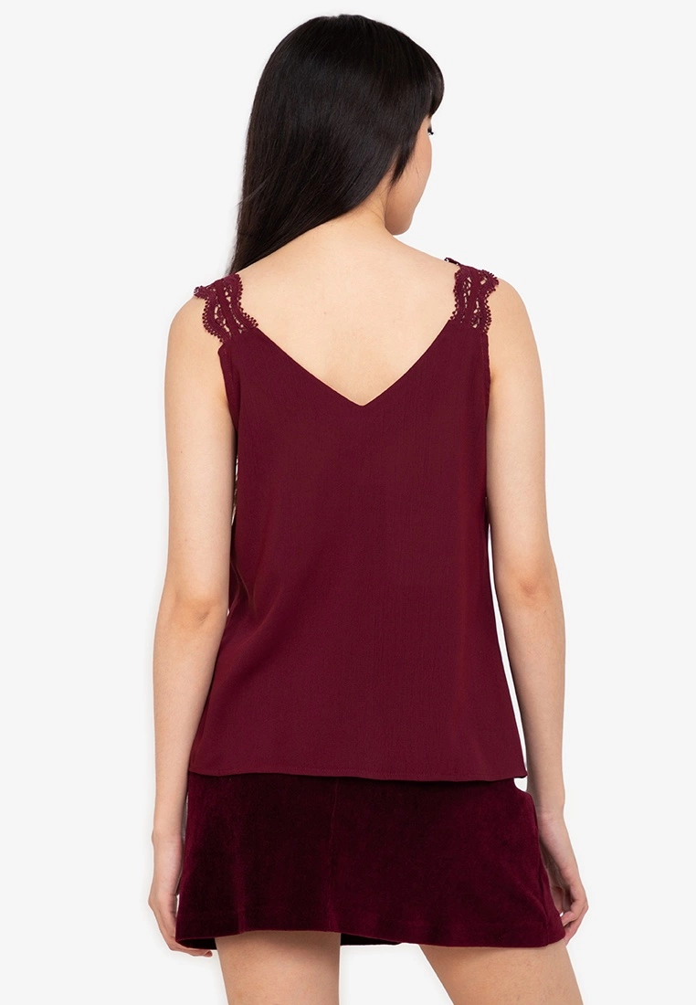 ZALORA BASICS Lace Strap Top - Billede 2