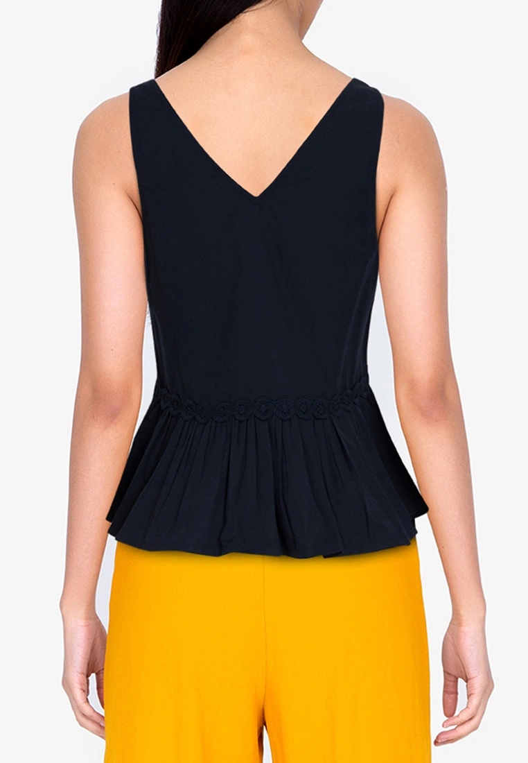 ZALORA BASICS Peplum Top - Billede 2