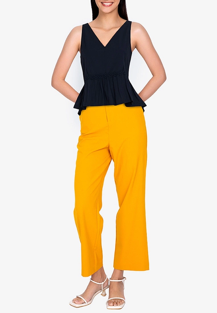 ZALORA BASICS Peplum Top - Billede 4