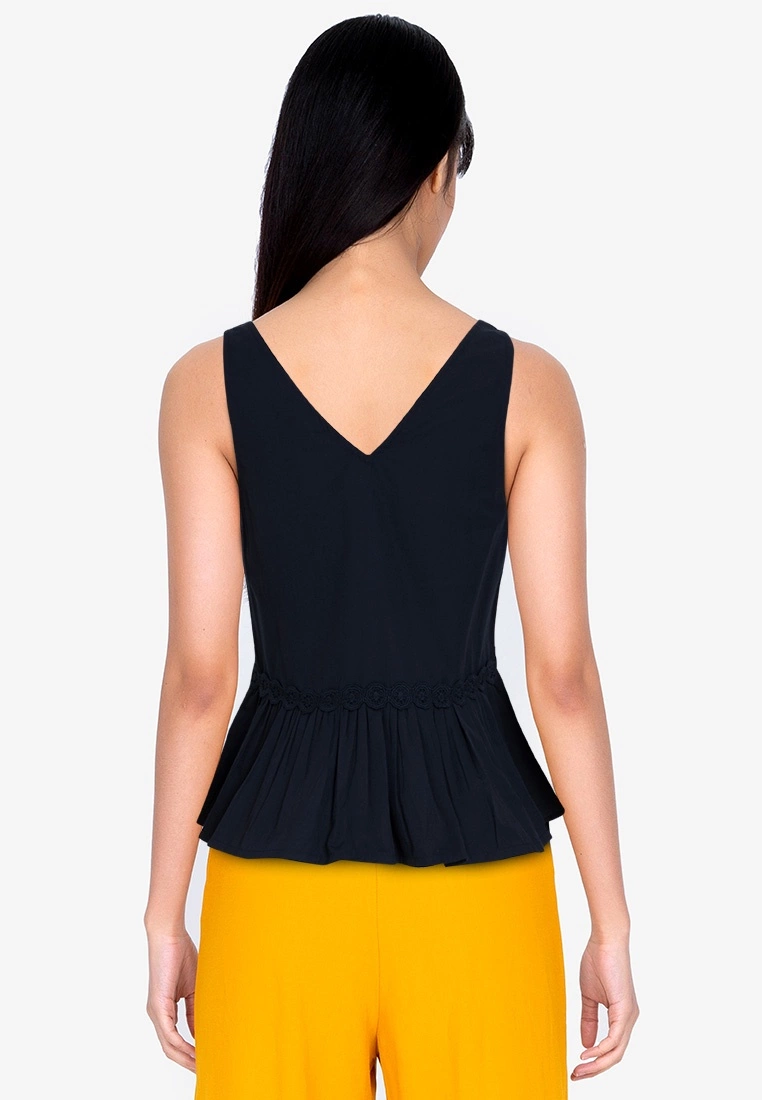 ZALORA BASICS Peplum Top - Billede 6