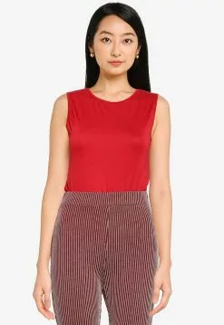 ZALORA BASICS Sleeveless Fitted Bodysuit