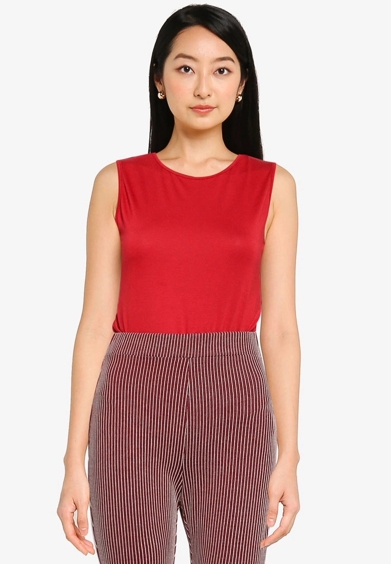 ZALORA BASICS Sleeveless Fitted Bodysuit