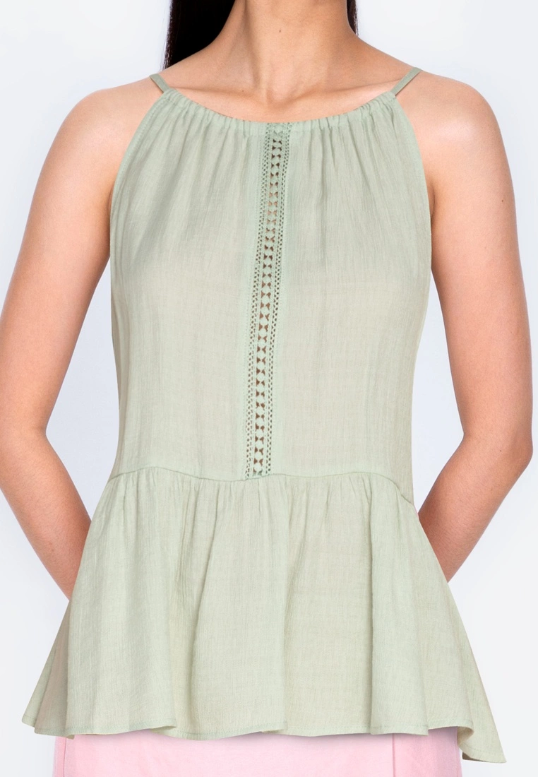 ZALORA BASICS Sleeveless Lace Trim Top - Billede 3