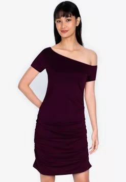 ZALORA BASICS Drop Shoulder Bodycon Dress
