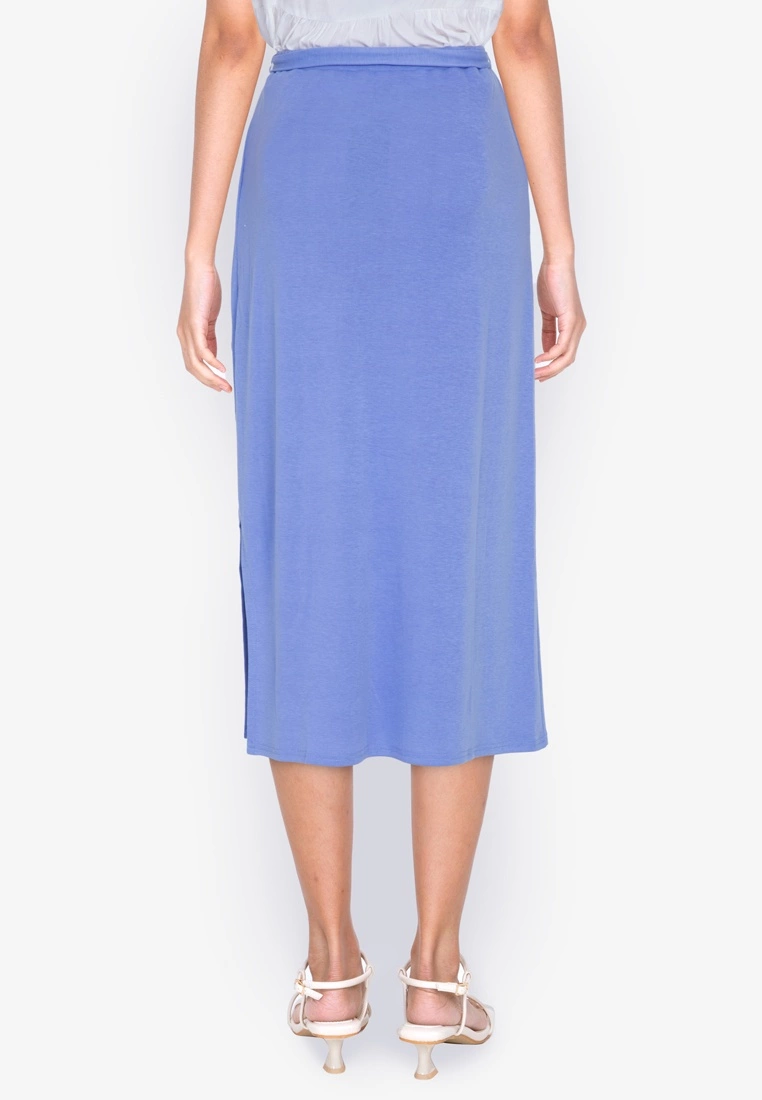 ZALORA BASICS Side Slit Midi Skirt - Billede 2