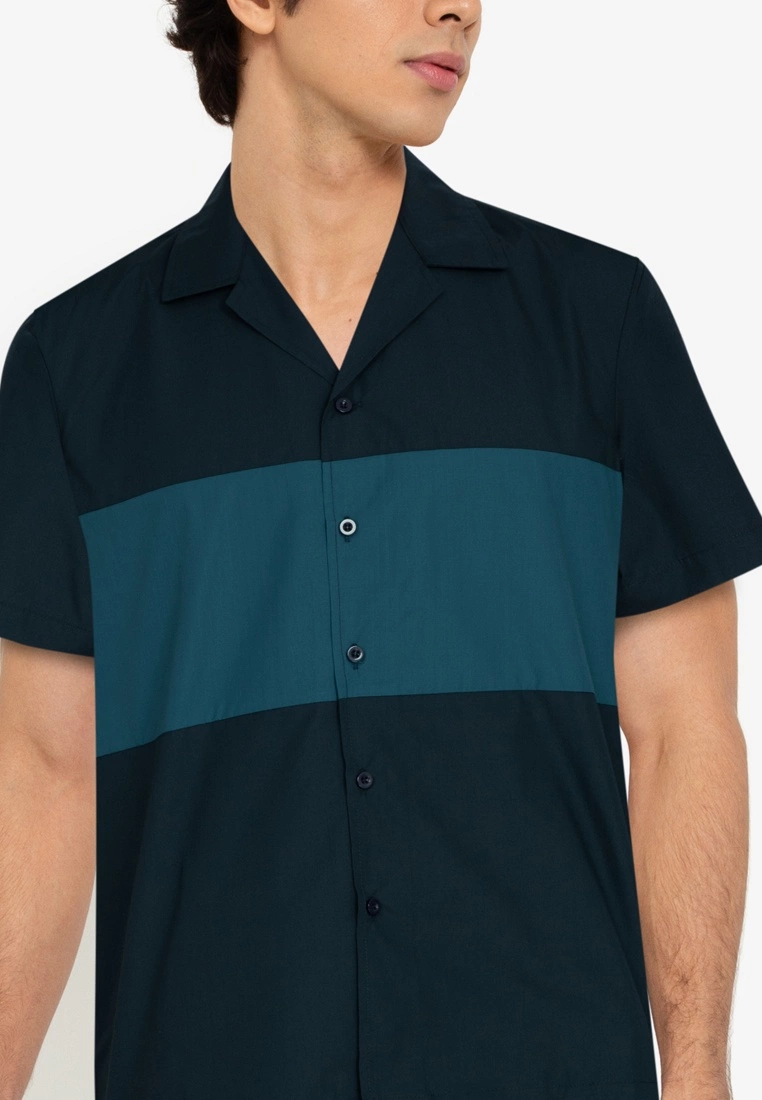 ZALORA BASICS Colour Block Middle Stripe Shirt - Billede 3