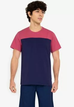 ZALORA BASICS Two-Tone T-Shirt