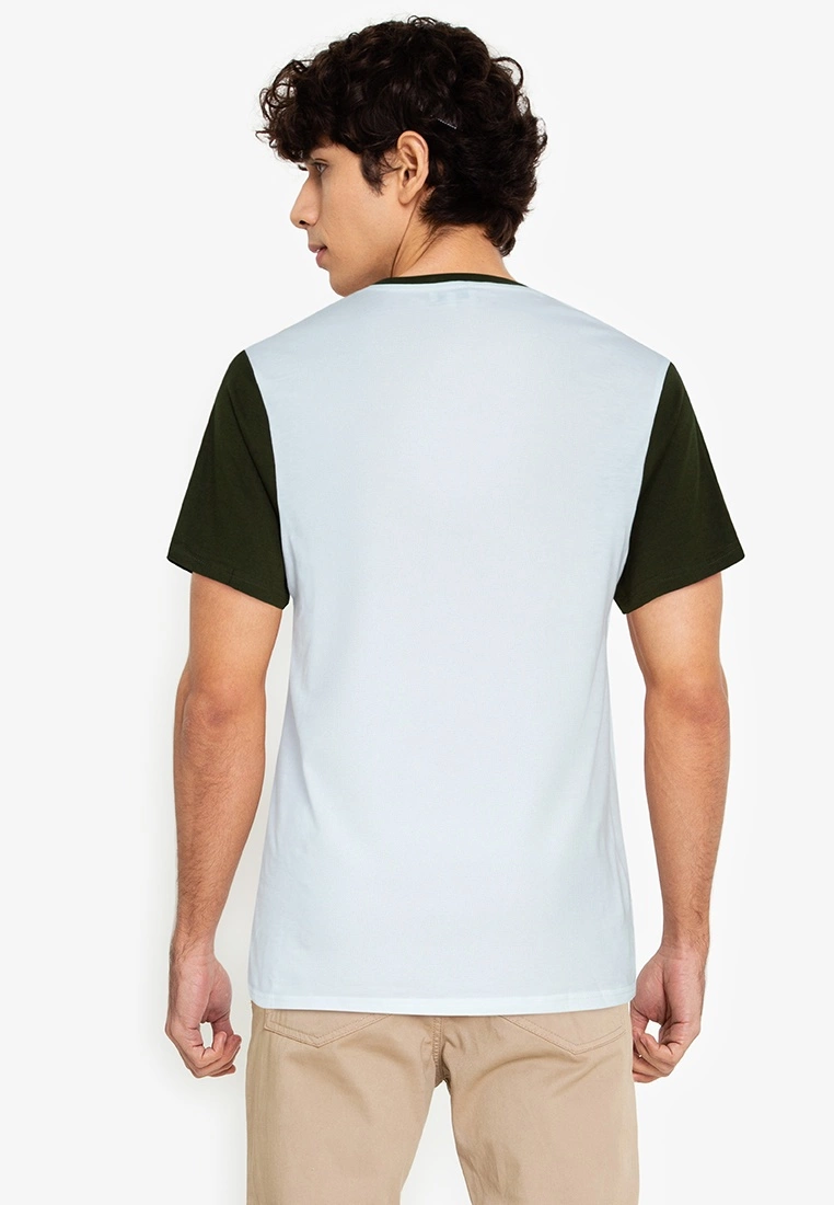 ZALORA BASICS Contrast Sleeve T-Shirt - Billede 2