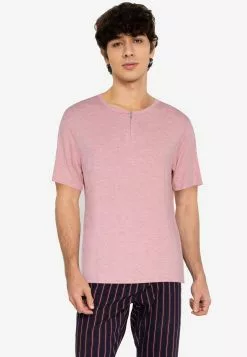 ZALORA BASICS Zip Opening T-Shirt