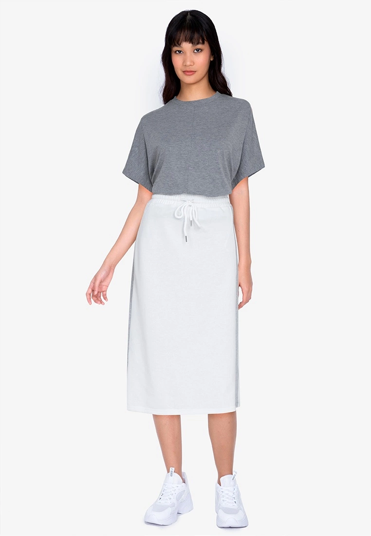 ZALORA BASICS Contrast Midi Skirt - Billede 4