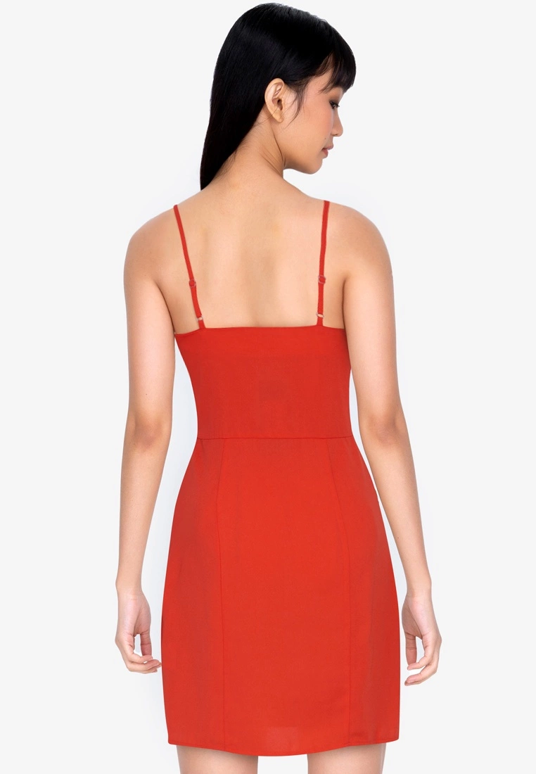 ZALORA BASICS Button Detail Mini Dress - Billede 2