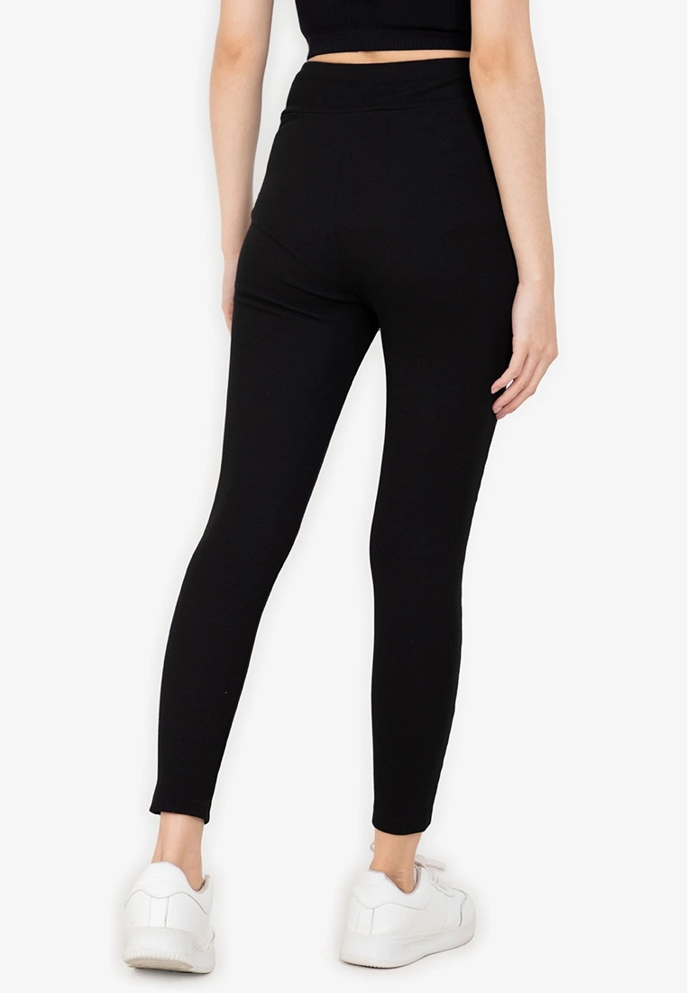 ZALORA BASICS Basic Rib Legging Pants - Billede 2