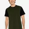 ZALORA BASICS Contrast Sleeve T-Shirt