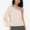 ZALORA BASICS Off Shoulder 3/4 Sleeve Top