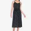 ZALORA BASICS Sweetheart Neckline Midi Dress