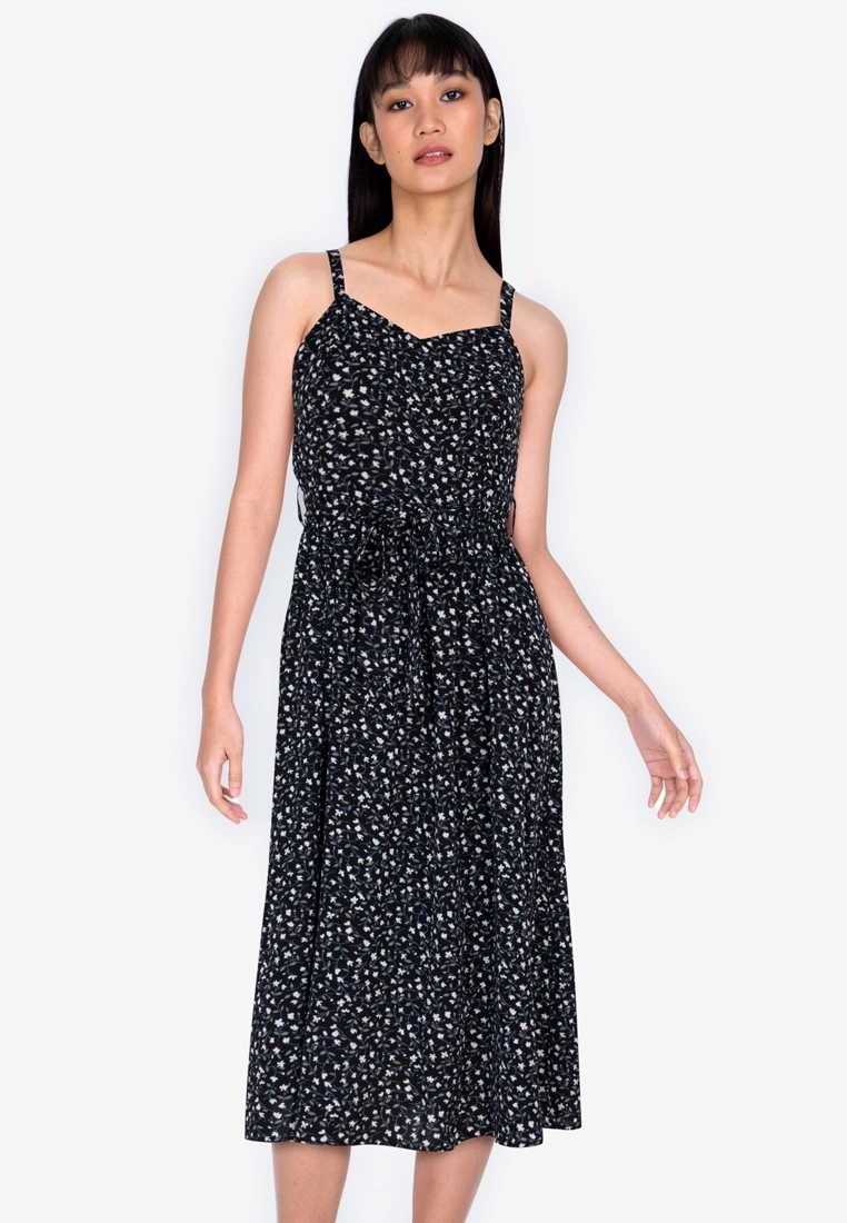 ZALORA BASICS Sweetheart Neckline Midi Dress - Billede 4