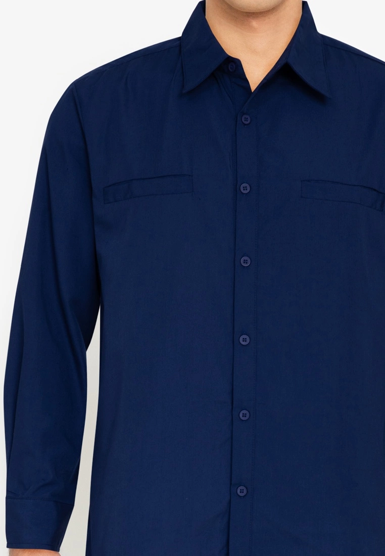 ZALORA BASICS Double Welted Pocket Shirt - Billede 3