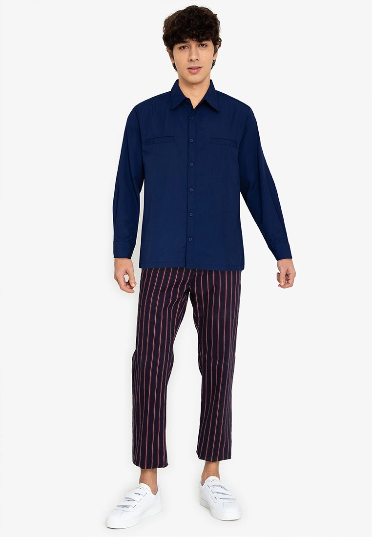 ZALORA BASICS Double Welted Pocket Shirt - Billede 4