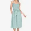 ZALORA BASICS Sweetheart Neckline Midi Dress