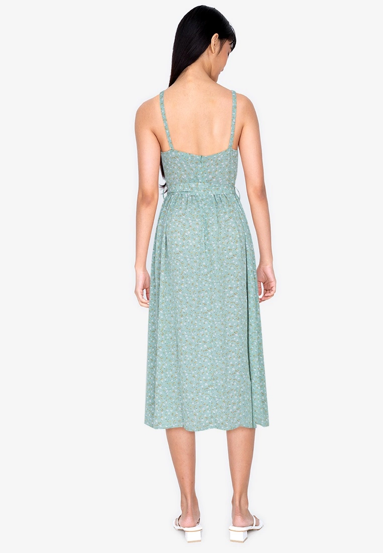 ZALORA BASICS Sweetheart Neckline Midi Dress - Billede 2