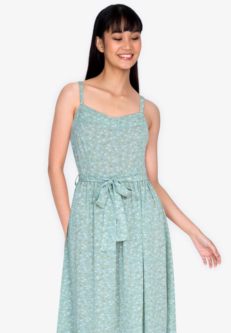 ZALORA BASICS Sweetheart Neckline Midi Dress - Billede 4