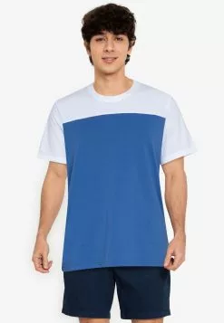 ZALORA BASICS Two-Tone T-Shirt