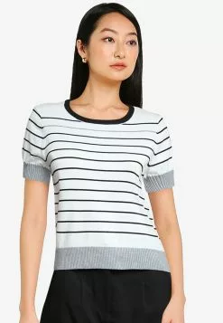 ZALORA BASICS Stripes Knit Top