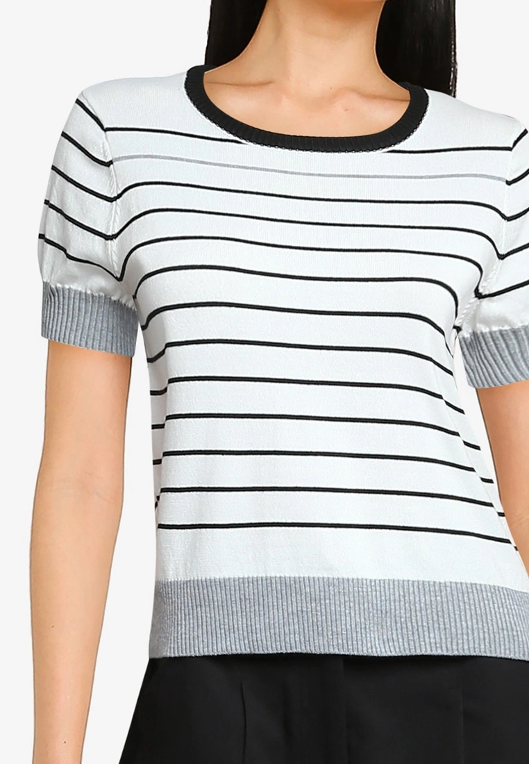 ZALORA BASICS Stripes Knit Top - Billede 3