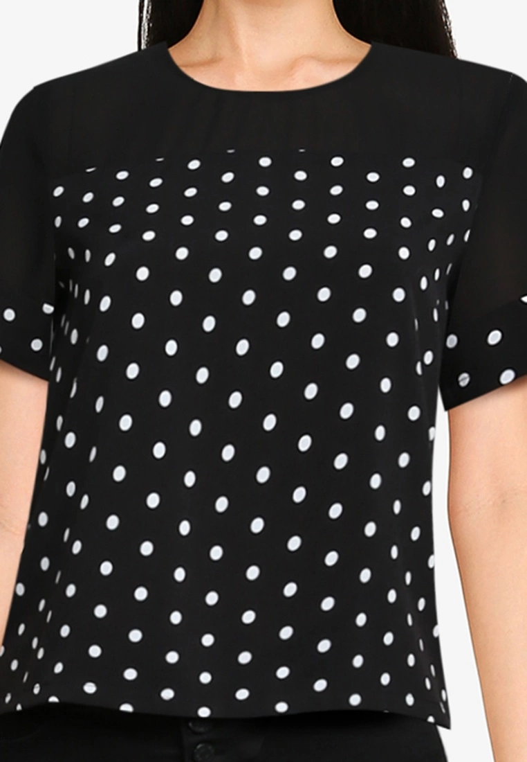 ZALORA BASICS Contrast Fabric Top - Billede 3