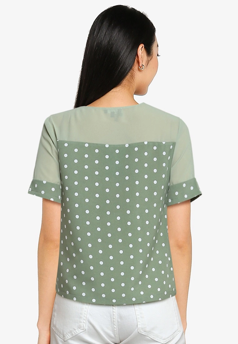 ZALORA BASICS Contrast Fabric Top - Billede 2
