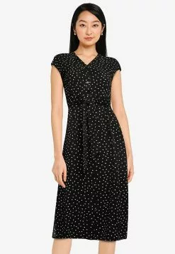 ZALORA BASICS Button Down Midi Dress