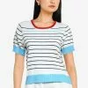 ZALORA BASICS Stripes Knit Top