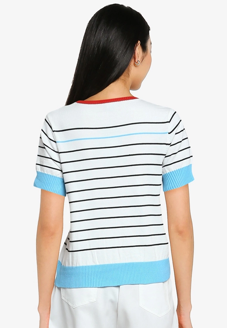 ZALORA BASICS Stripes Knit Top - Billede 2