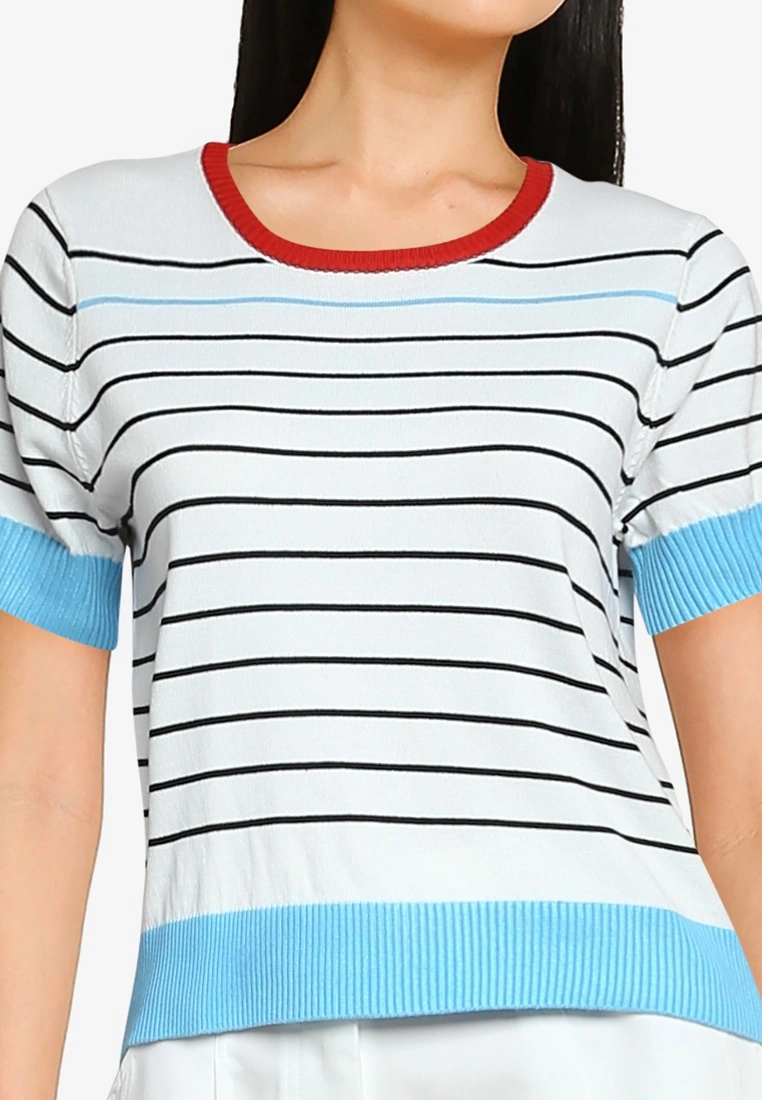 ZALORA BASICS Stripes Knit Top - Billede 3