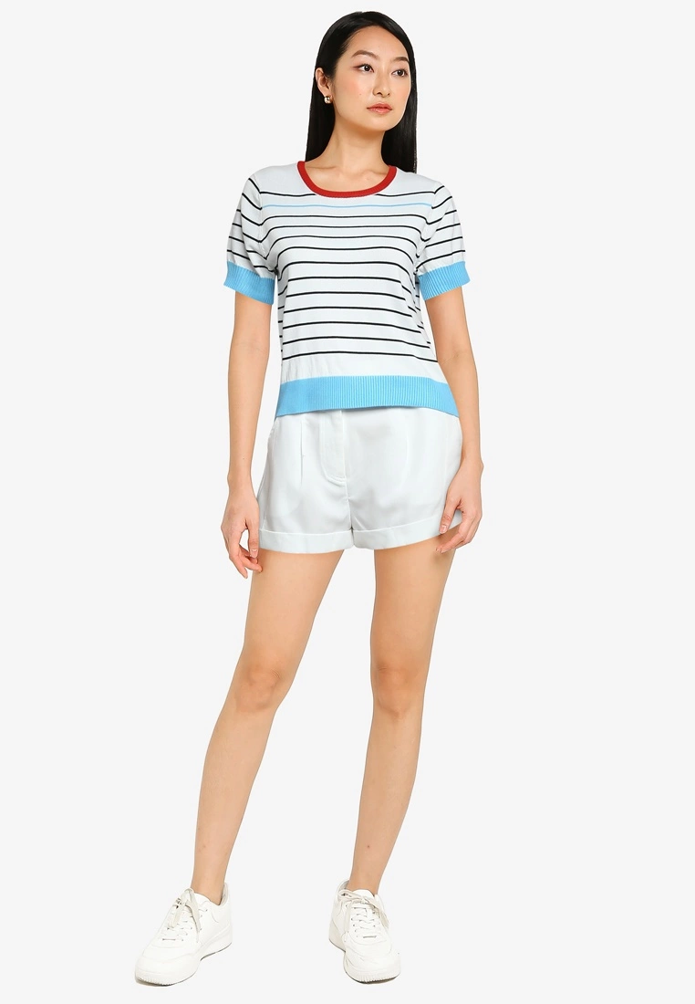 ZALORA BASICS Stripes Knit Top - Billede 4