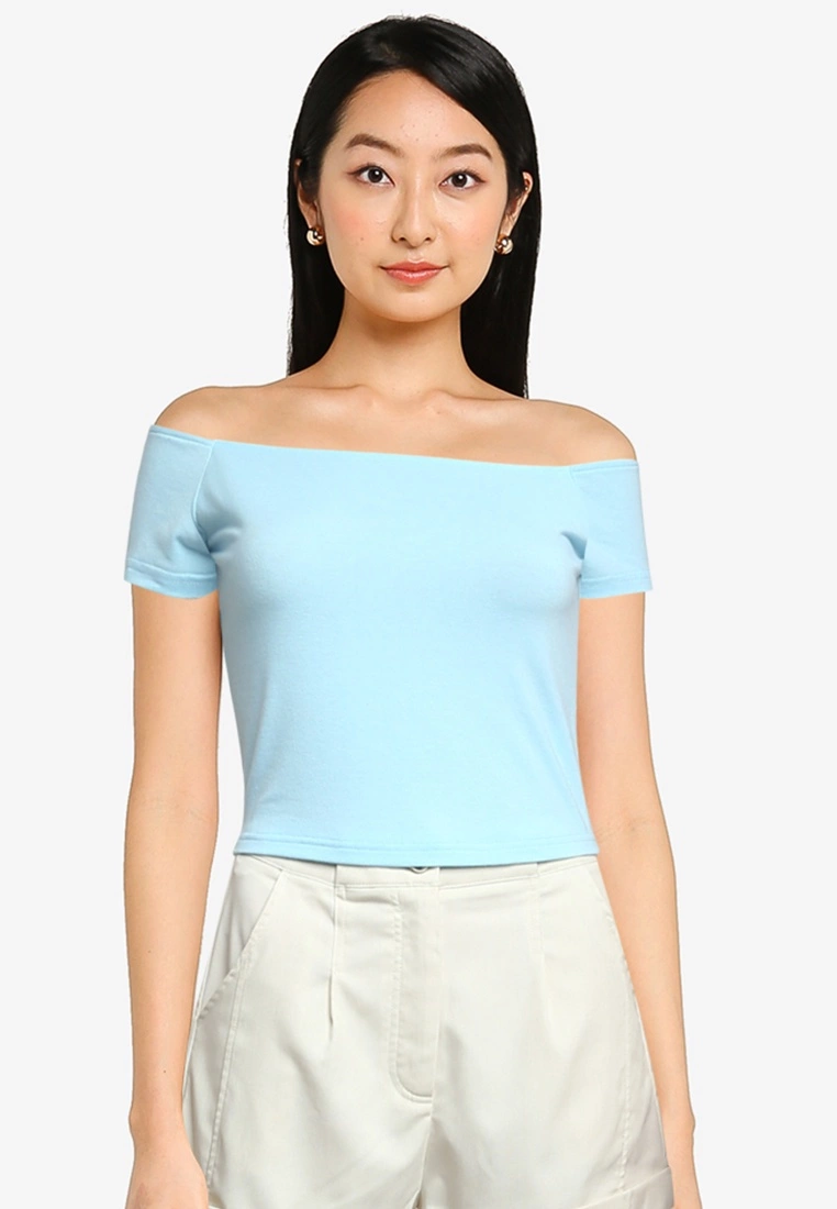 ZALORA BASICS Off Shoulder Top