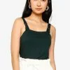 ZALORA BASICS D Ring Square Neck Sleeveless Top