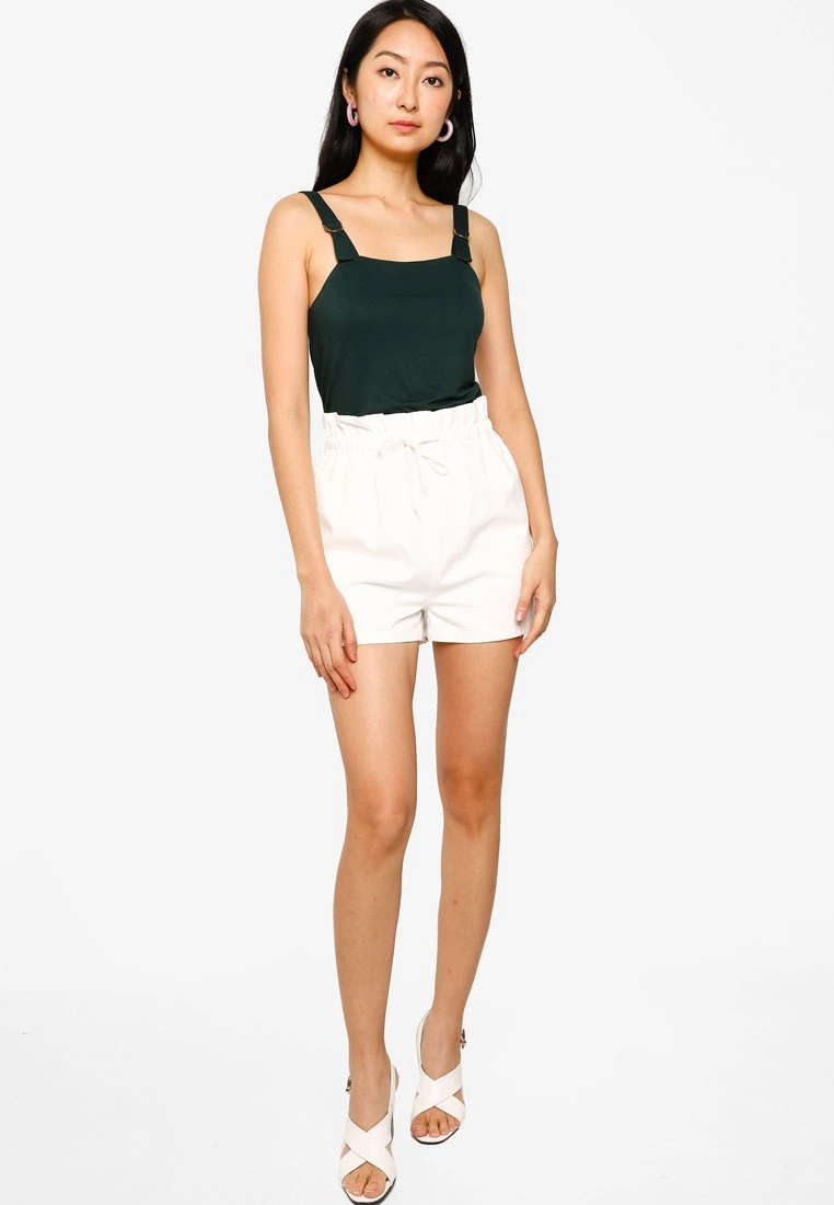 ZALORA BASICS D Ring Square Neck Sleeveless Top - Billede 4